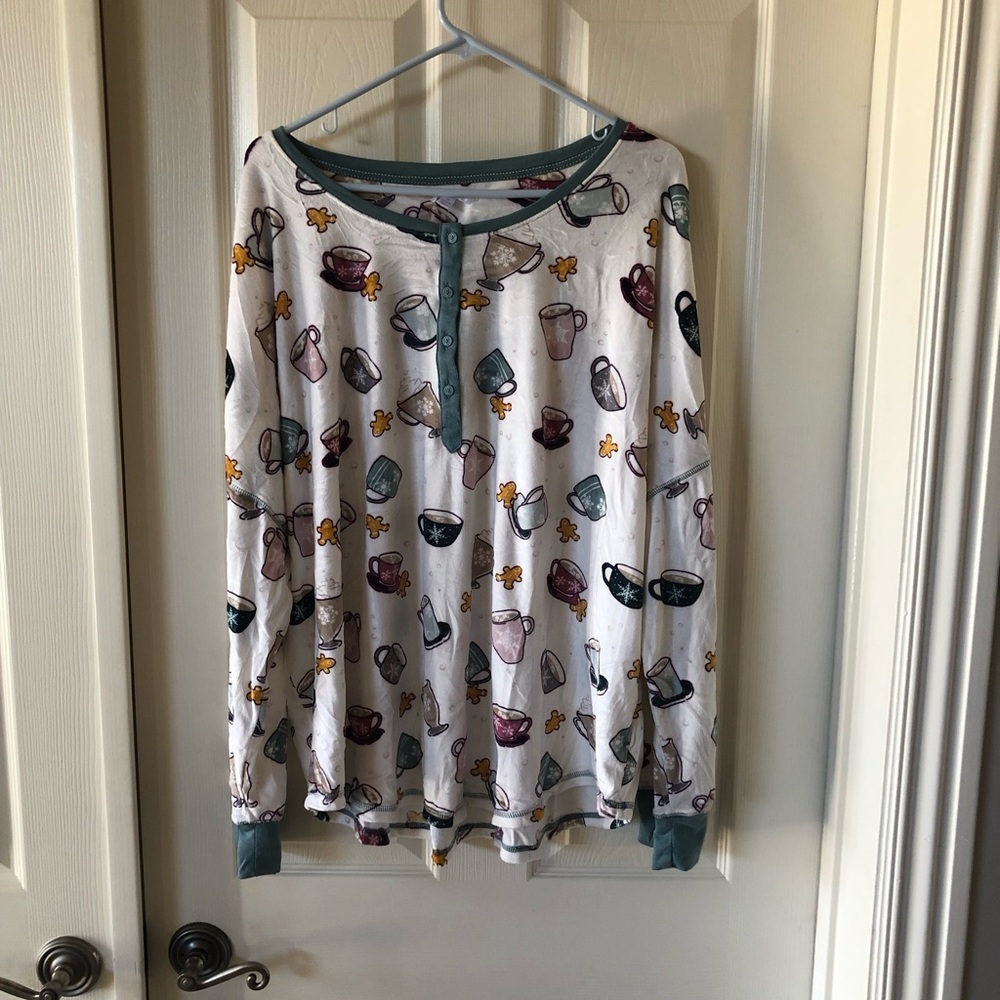 Secret Treasures pj top/loungewear top. Very soft, cozy material.